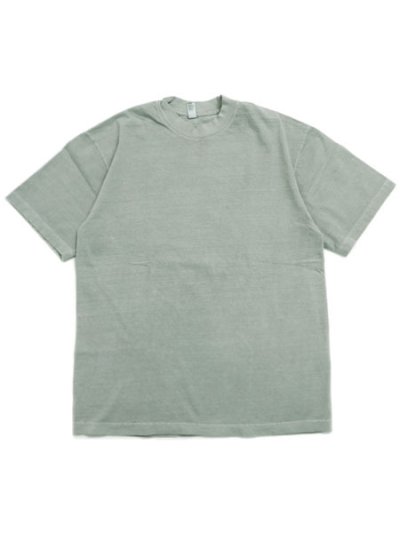 画像1: LOS ANGELES APPAREL 6.5oz GARMENT DYED CREW TEE-DARK SILVER
