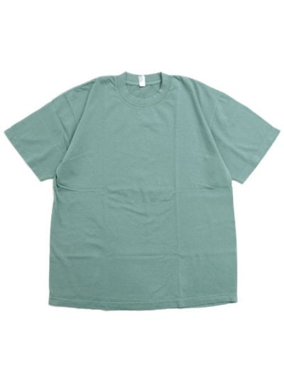 画像1: LOS ANGELES APPAREL 6.5oz GARMENT DYED CREW TEE-ATLANTIC GRN
