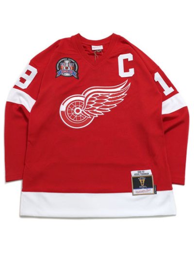 画像1: 【送料無料】MITCHELL & NESS NHL DARK JERSEY RED WINGS 1996 S.YZERMAN