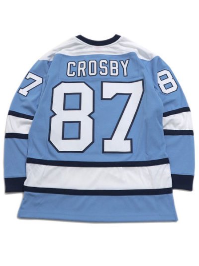 画像2: 【送料無料】MITCHELL & NESS NHL LT BLUE PENGUINS 2008 SIDNEY CROSBY