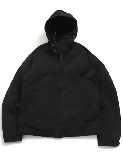画像1: 【送料無料】Ten-c 13CTCUC04032 ANORAK OJJ GARMENT DYED MICRO FIBRE BLACK