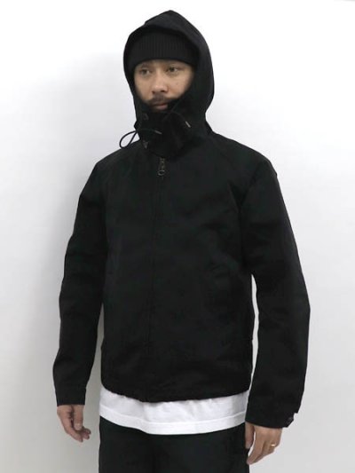 画像5: 【送料無料】Ten-c 13CTCUC04032 ANORAK OJJ GARMENT DYED MICRO FIBRE BLACK