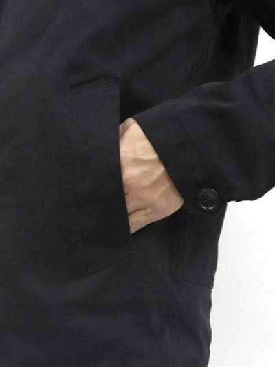 画像7: 【送料無料】Ten-c 13CTCUC04032 ANORAK OJJ GARMENT DYED MICRO FIBRE BLACK