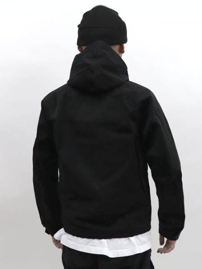 画像4: 【送料無料】Ten-c 13CTCUC04032 ANORAK OJJ GARMENT DYED MICRO FIBRE BLACK
