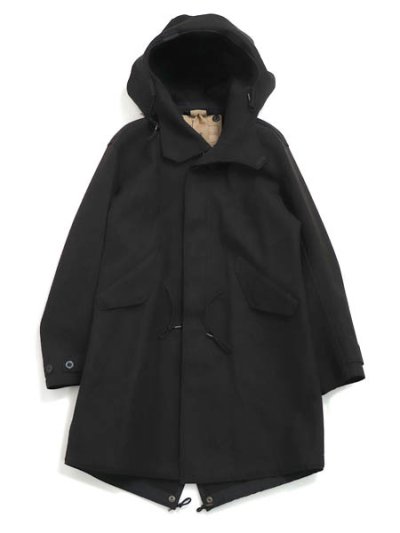 画像1: 【送料無料】Ten-c NYLON SUEDE PARKA 24CTCUK04202007035 BLK