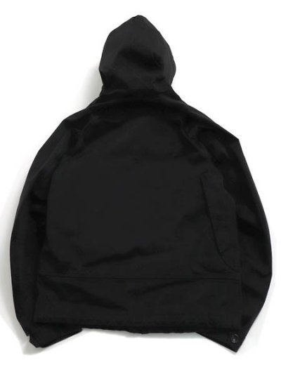 画像2: 【送料無料】Ten-c 13CTCUC04032 ANORAK OJJ GARMENT DYED MICRO FIBRE BLACK