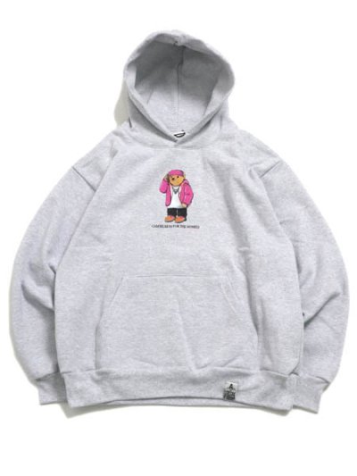 画像1: 【送料無料】FOR THE HOMIES CAM'BEAR PULLOVER SWEAT ATHLETIC GREY