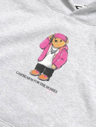 画像3: 【送料無料】FOR THE HOMIES CAM'BEAR PULLOVER SWEAT ATHLETIC GREY