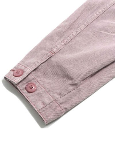 画像6: 【SALE】【送料無料】MANASTASH HEMP WASHED CHORE JACKET PINK