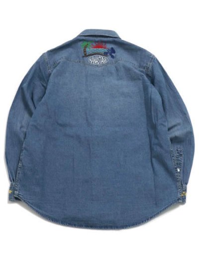 画像2: 【送料無料】MANASTASH WESTERN EMB. SHIRT USED