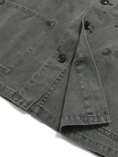 画像5: 【SALE】【送料無料】MANASTASH HEMP WASHED CHORE JACKET BLACK