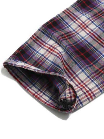 画像6: 【SALE】【送料無料】MANASTASH WASHED PLAID STRING PANTS PURPLE