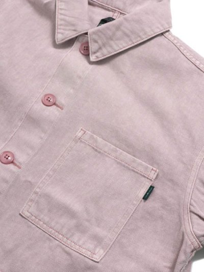 画像3: 【SALE】【送料無料】MANASTASH HEMP WASHED CHORE JACKET PINK