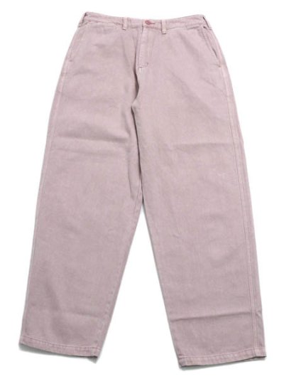 画像1: 【送料無料】MANASTASH HEMP WASHED BAGGY PANTS PINK