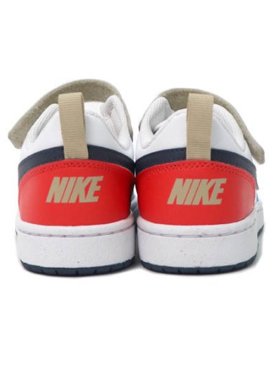画像4: 【KIDS】NIKE COURT BOROUGH LOW RECRAFT PS WH/L.CRIMSO