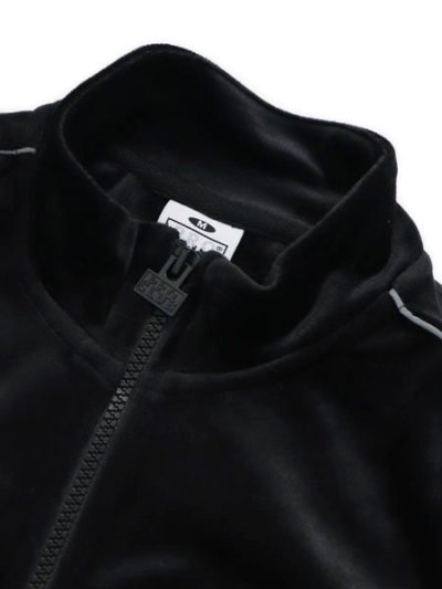 画像3: 【KIDS】PRO CLUB KIDS VELOUR TRACK JACKET BLACK