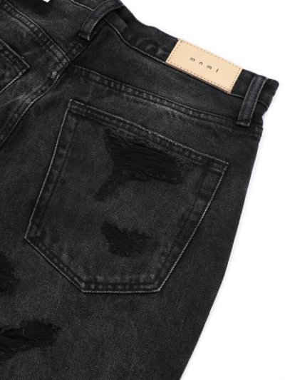 画像6: 【送料無料】mnml ULTRA BAGGY DISTRESSED DENIM VINTAGE BLK