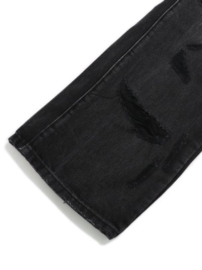 画像7: 【送料無料】mnml ULTRA BAGGY DISTRESSED DENIM VINTAGE BLK