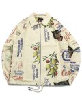 【送料無料】COOKIES CLOTHING CUBAN ALL OVER PRINT COACHES JACKET CRM