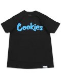 COOKIES CLOTHING ORIGINAL LOGO TEE BLACK/CBLUE