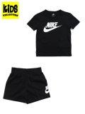 【KIDS】NIKE TD CLUB TEE & SHORT SET-BLACK