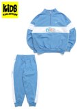 【KIDS】NIKE KIDS B E1D1 1/4 ZIP PANT SET-BLUE BEYOND