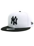 NEW ERA 9FIFTY NY YANKEES WHT/BLK/BLK VISOR