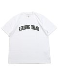 【送料無料】REIGNING CHAMP MW JERSEY COLLEGIATE STANDARD TEE WH/BK
