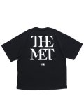 NEW ERA THE MET OVER SIZED COTTON TEE BLACK