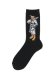 画像1: WHIMSY SOCKS PEEPO-SAN SOCKS BLACK (1)