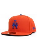 NEW ERA 59FIFTY UPSIDE DOWN METS ORANGE
