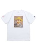NEW ERA THE MET REG FIT GOGH COTTON TEE WHITE