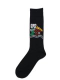 WHIMSY SOCKS LOLAS BLOOD SOCKS BLACK