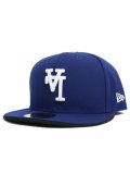 NEW ERA 59FIFTY UPSIDE DOWN DODGERS DARK ROYAL