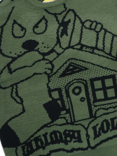 画像3: 【SALE】【送料無料】WHIMSY SOCKS LOLAS BLOOD SWEATER OLIVE