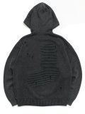 【送料無料】WHIMSY SOCKS TRADEMARK KNIT HOODIE BLACK
