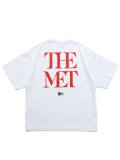 NEW ERA THE MET OVER SIZED COTTON TEE WHITE