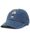 【送料無料】POLO RALPH LAUREN HERITAGE ICON BEAR DENIM SPORT CAP