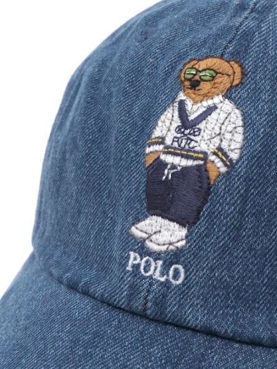 画像6: 【送料無料】POLO RALPH LAUREN HERITAGE ICON BEAR DENIM SPORT CAP