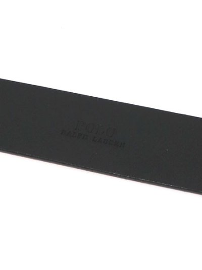画像5: 【送料無料】POLO RALPH LAUREN LEATHER BELT BLACK/BLACK
