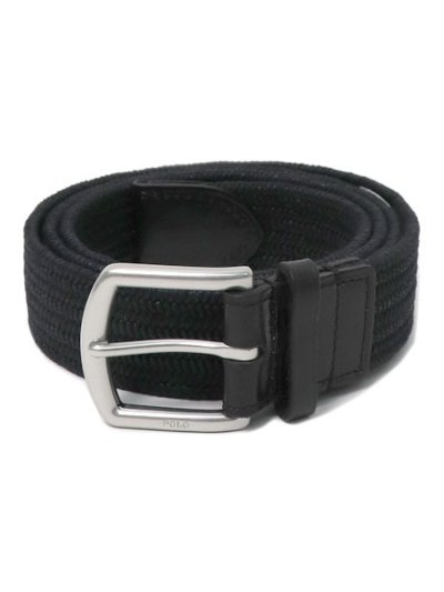 画像1: 【送料無料】POLO RALPH LAUREN 34MM BRAIDED FABRIC STRETCH BELT