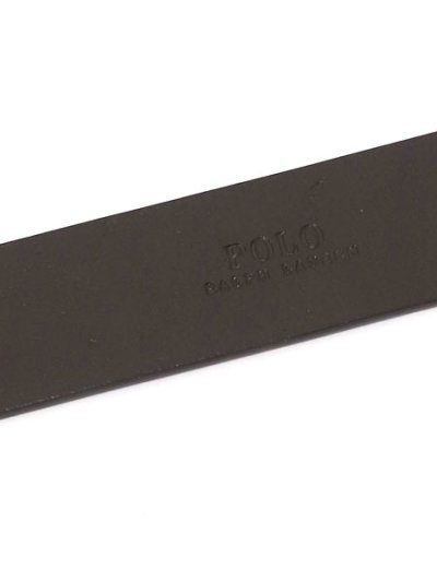 画像4: 【送料無料】POLO RALPH LAUREN LEATHER BELT POLO BROWN