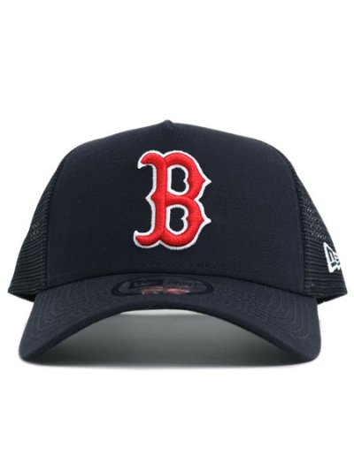 画像2: NEW ERA 9FORTY A-FRAME TRUCKER RED SOX NVY/RED