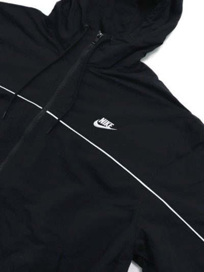 画像3: 【送料無料】NIKE CLUB ATHLETE HOOD JACKET-BLACK/WHITE