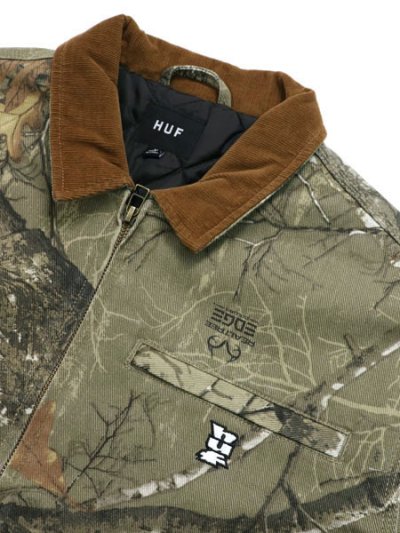 画像3: 【送料無料】HUF REALTREE MEGABLAST WORK JACKET DESERT