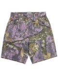 【送料無料】HUF REALTREE CROMER SHORT LILAC