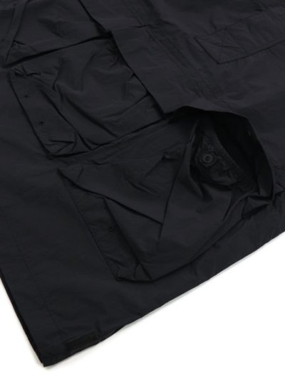画像5: 【SALE】【送料無料】SNOW PEAK NYLON TUSSAH ANORAK BLACK