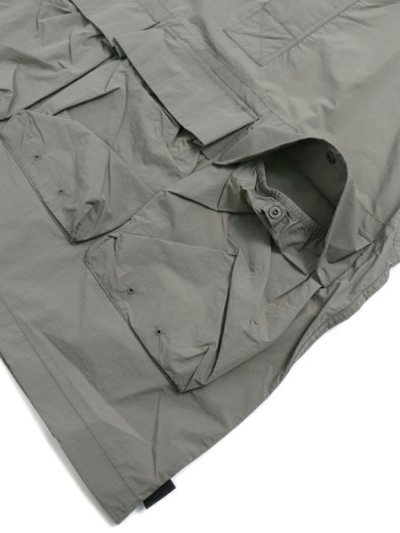 画像5: 【SALE】【送料無料】SNOW PEAK NYLON TUSSAH ANORAK LIGHT OLIVE