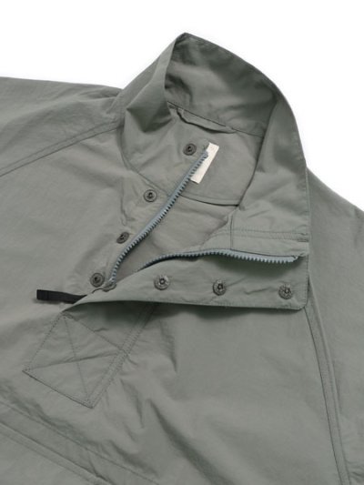 画像4: 【SALE】【送料無料】SNOW PEAK NYLON TUSSAH ANORAK LIGHT OLIVE