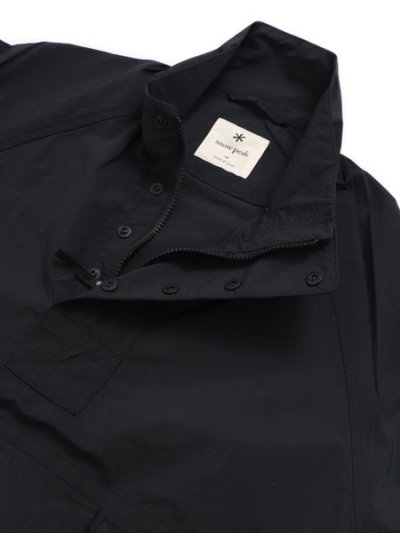 画像4: 【SALE】【送料無料】SNOW PEAK NYLON TUSSAH ANORAK BLACK